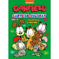 Carte de colorat Garfield vol VII - Garfield si prietenii