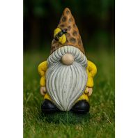 Decoratiune de gradina Pitic de gradina cu albina, 6.5cm x 10cm x 5cm