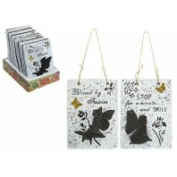 Decoratiune de gradina  Semn cu Zane 18cm X 18.5cm X 1cm