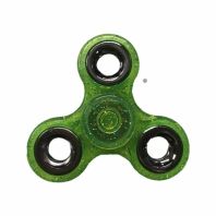 Finger Fidget Spinner Verde stralucitor