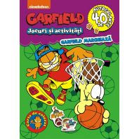 Carte de colorat Garfield cu jocuri si activitati si stickere vol. 7 - Garfield Marcheaza