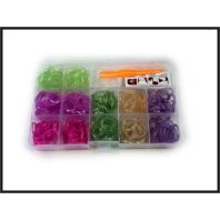 Kit 360 Loombands + Clipsuri + Unelte Cutie