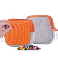 Pixie Pouch Portocaliu/Gri