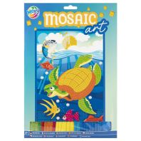 Set Creativ Arta MOZAIC A4 cu sclipici - Testoasa