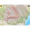 Romania si Republica Moldova. Harta fizica, administrativa si a substantelor minerale utile (1400x1000 mm)