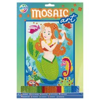 Set Creativ Arta MOZAIC A4 cu sclipici - Sirena