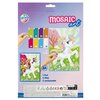 Set Creativ Arta MOZAIC A4 cu sclipici - Unicorn