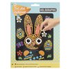 Set creativ de Paste - Lipeste pe numere Stickere holografice - Iepuras - 22x18cm