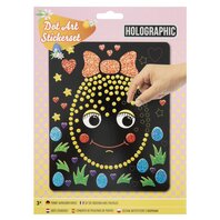 Set creativ de Paste - Lipeste pe numere Stickere holografice - Ou - 22x18cm