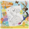Set creativ de Paste - Picteaza cu apa - Puiut/Iepuras - 8 planse - 20x20cm
