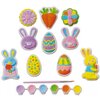 Set de colorat - 10 figurine de Paste, culori si pensula incluse