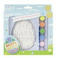 Set de colorat -  Decoratiune Ou de Paste , culori si pensula incluse