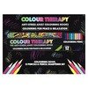Set de colorat portabil Deluxe, Colour Therapy, 96 pag