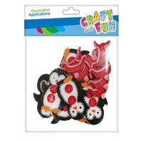 Stickere decorative de Craciun - pinguini - 20 de bucati