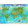 Harta lumii pentru copii (3500x2400 mm)