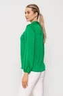 Bluză Caramel cu gât răsucit verde B4511 thumbnail picture - 