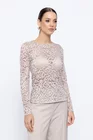 Bluză Caramel din dantelă bej B4509 thumbnail picture - 