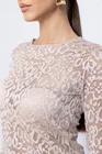 Bluză Caramel din dantelă bej B4509 thumbnail picture - 
