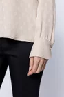 Bluză Caramel imprimeu buline bej B4503 thumbnail picture - 