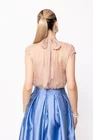 Bluză Caramel mătase naturală bej B4428 thumbnail picture - 
