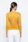 Bluză Caramel tricot încrețit galbenă B4501 thumbnail picture - 