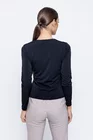 Bluză Caramel tricot încrețit neagră B4501 thumbnail picture - 