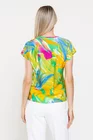 Bluză casual din vâscoză verde B4523 thumbnail picture - 
