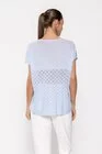 Bluză casual tricotată bleu BDP0205 thumbnail picture - 
