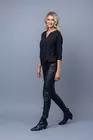Bluza jerse in anchior neagra B4330 thumbnail picture - 