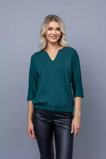 Bluza jerse in anchior verde B4330