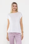 Bluză lejeră cu manșeta dublată ivory BLA0502 thumbnail picture - 