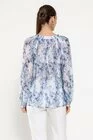 Bluză lejeră imprimeu floral bleu BLA0301 thumbnail picture - 