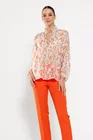 Bluză lejeră imprimeu floral crem BLA0301 thumbnail picture - 