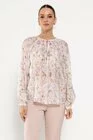 Bluză lejeră imprimeu floral ivory BLA0301 thumbnail picture - 