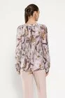 Bluză lejeră imprimeu floral lila BLA0301 thumbnail picture - 