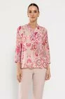Bluză lejeră imprimeu floral roz BLA0301 thumbnail picture - 