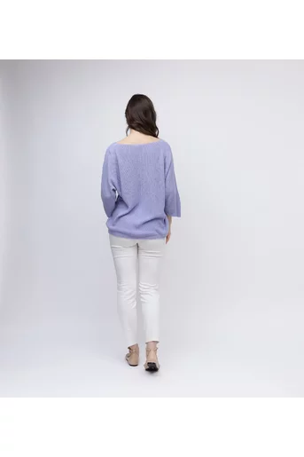 Bluza tricotata in anchior lila BEF4