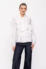 Cămașă cu volane ample ivory BEL0301 thumbnail picture - 