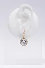 Cercei drop rotunzi auri thumbnail picture - 
