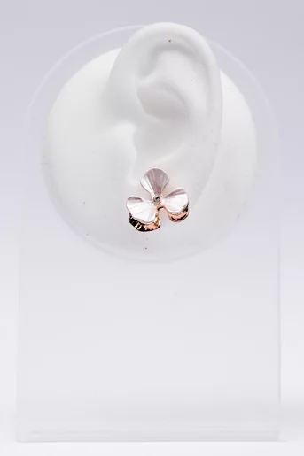 Cercei floare roz CLU0202