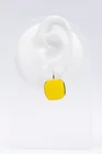 Cercei galbeni cu tortiță CLU0202 thumbnail picture - 