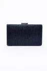 Clutch decorat cu lanț si strasuri negru PIT0310 thumbnail picture - 