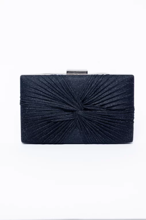Clutch lurex cu nod negru PIT0304 picture - 1