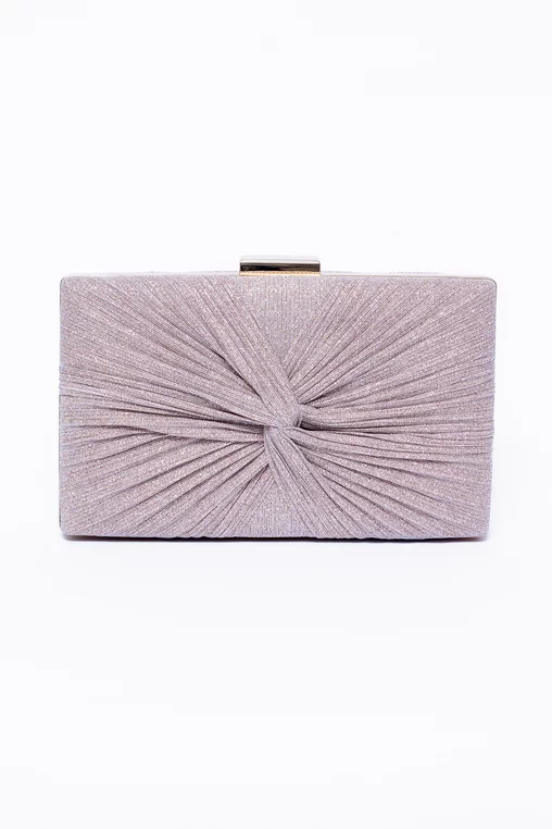 Clutch lurex cu nod roz PIT0304 picture - 1