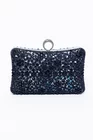 Clutch transparent decorat cu pietre PIT0302 thumbnail picture - 