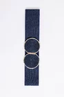 Curea elastica bleumarin cu fir lucios C1680905 thumbnail picture - 