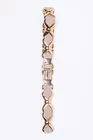 Curea elastică cu model fundă aurie C160218 thumbnail picture - 