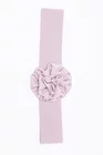 Curea elastică decorată cu trandafir roz C160214 thumbnail picture - 