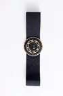 Curea elastică neagră model circular C1680901 thumbnail picture - 