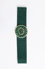 Curea elastică verde decorată cu pietre C1680901 thumbnail picture - 